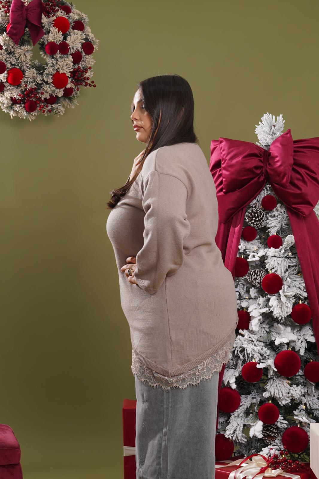 Maglia Florinda tortora