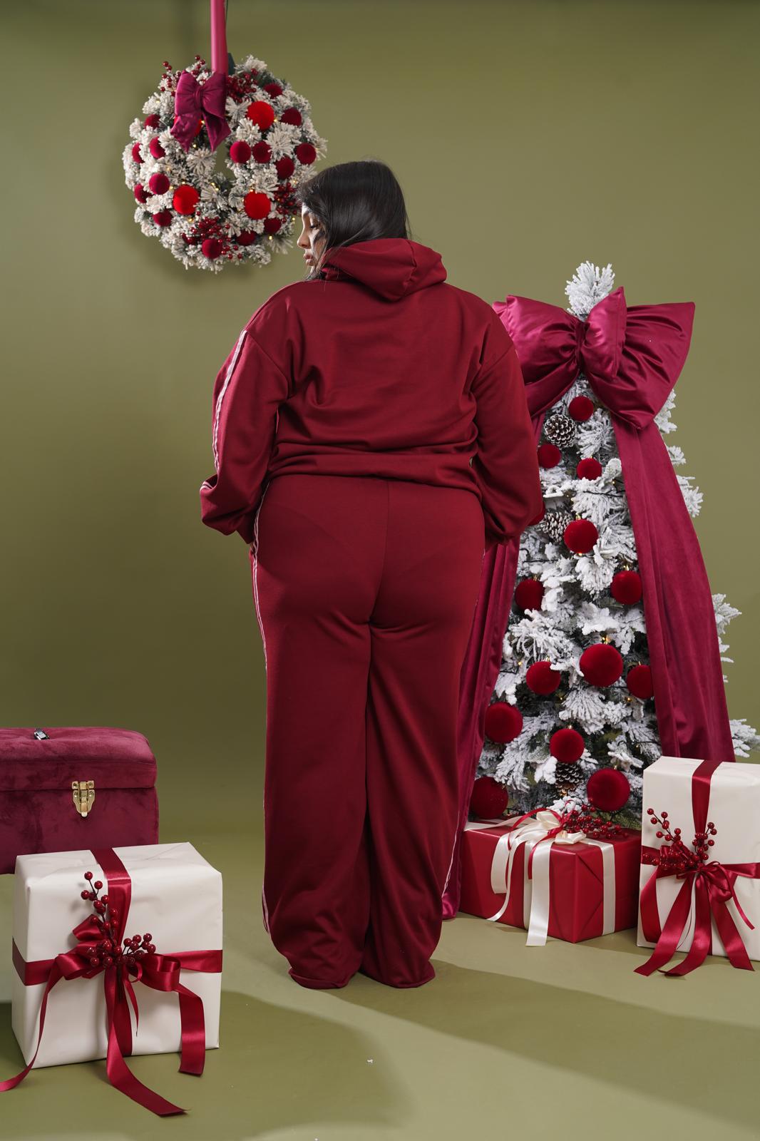 Tuta Christy bordeaux