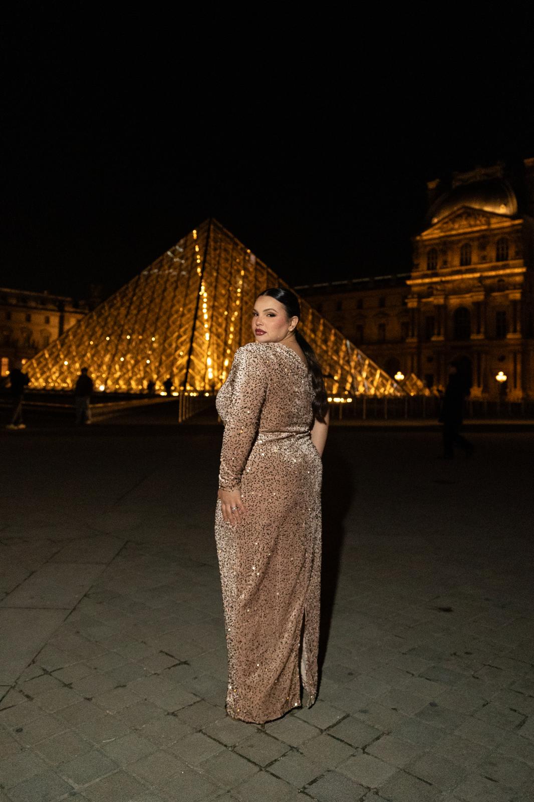 Abito Monospalla "Cour Napoleon" Champagne