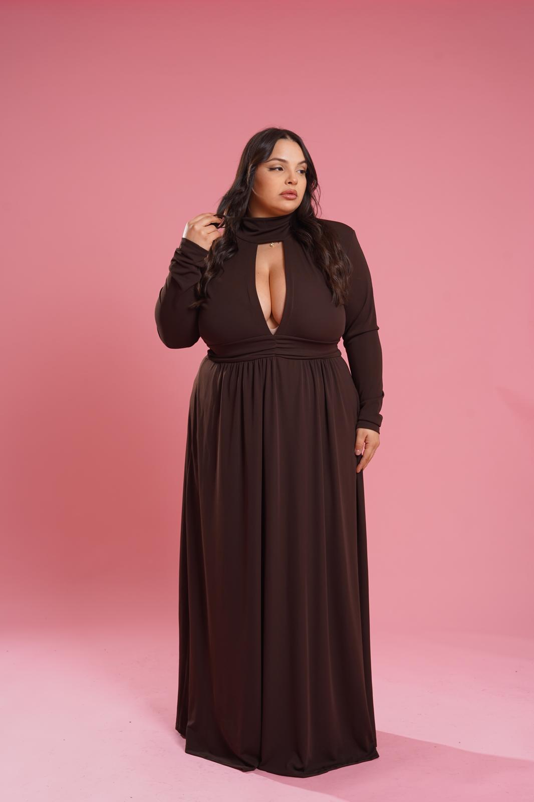 Abito "Carrousel de Saint-Pierre" Marrone