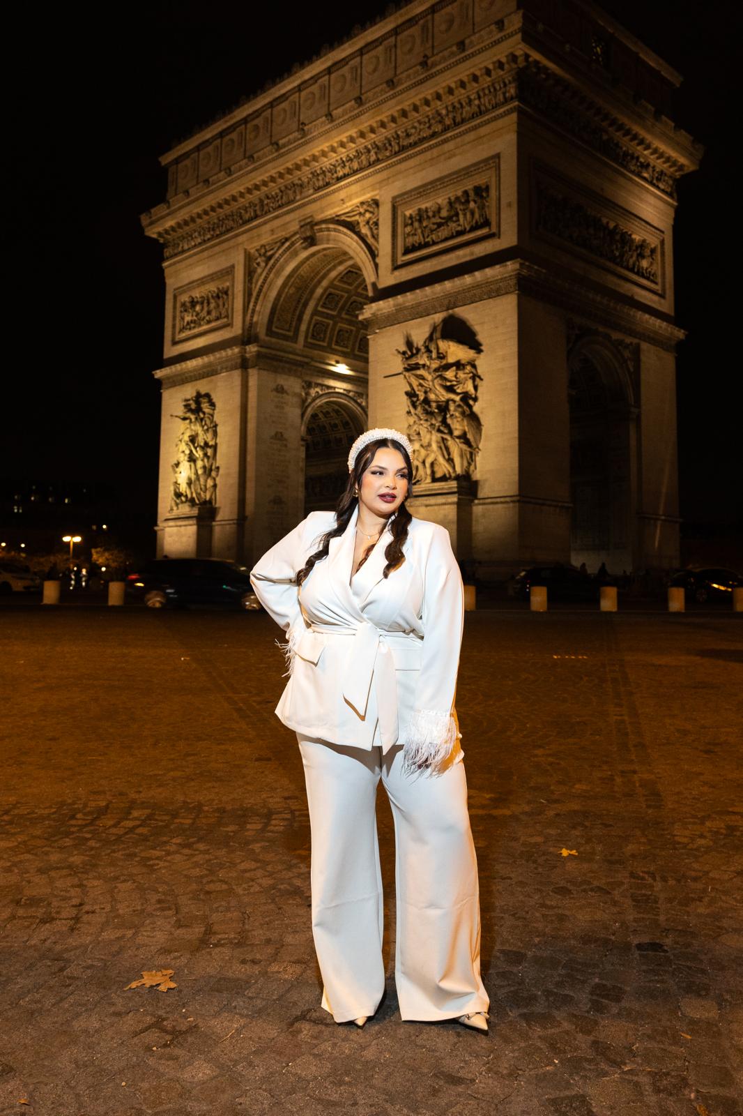 Pantalone "Champs Elysees" Panna