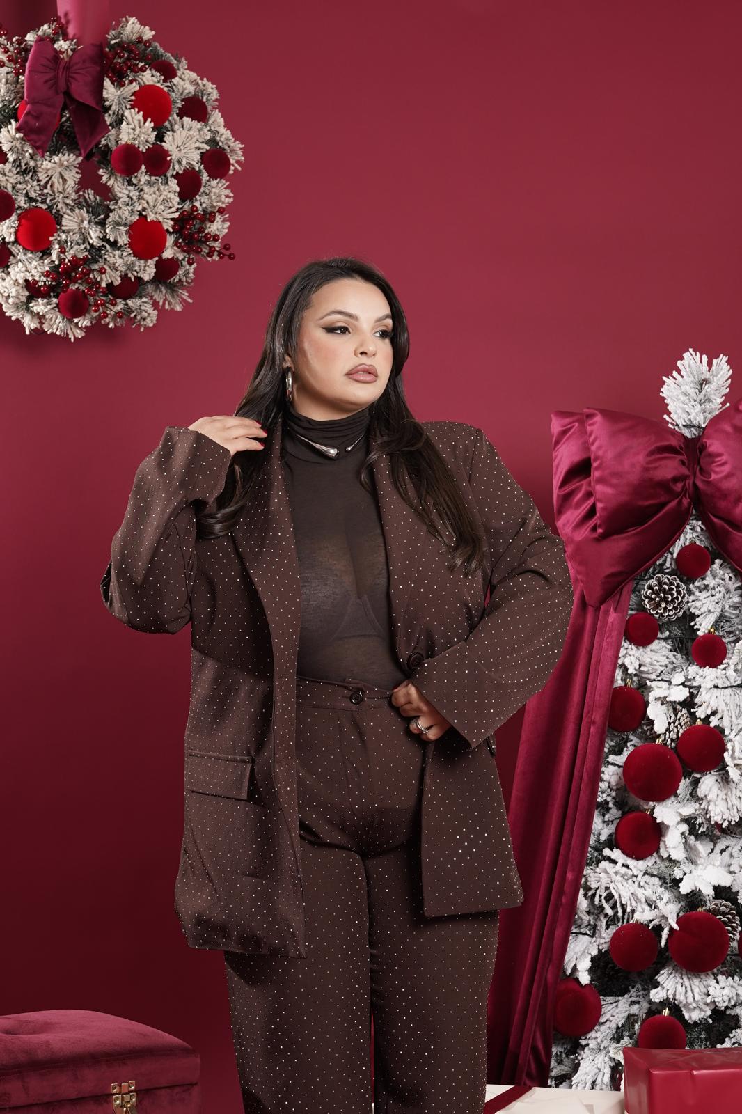 Giacca Stella Marrone