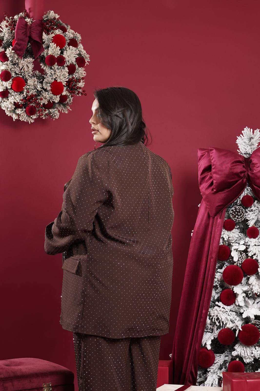 Giacca Stella Marrone