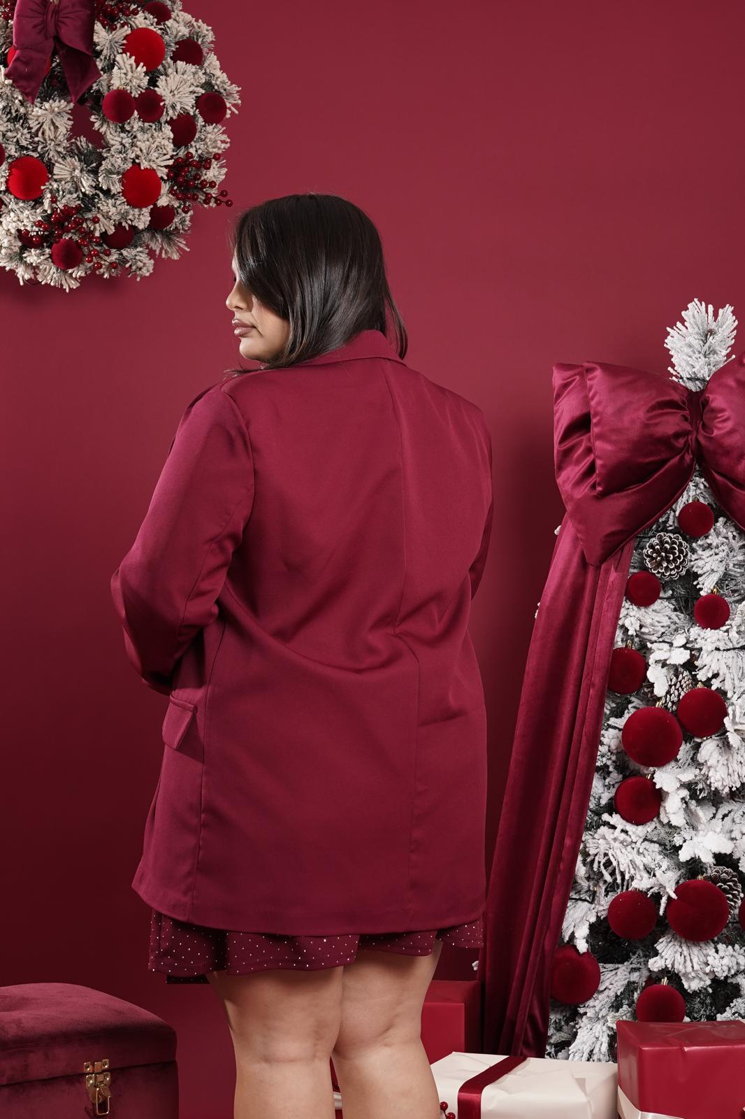 Giacca basic bordeaux