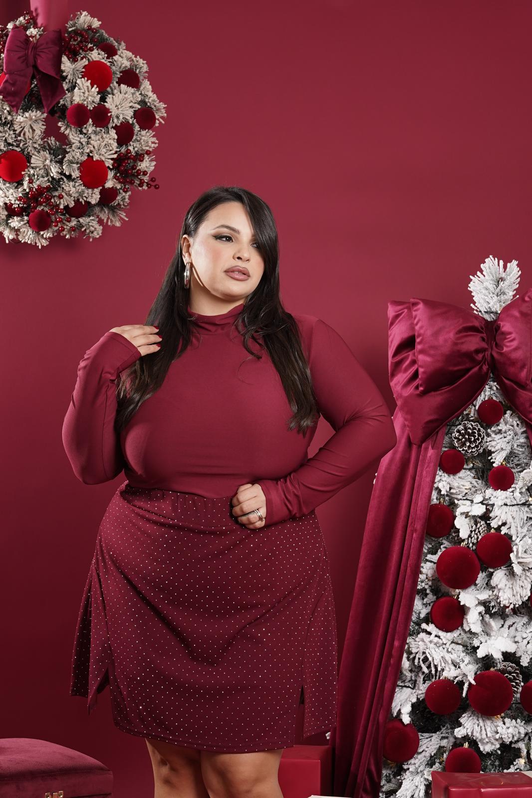 Body Pamela Collo Alto bordeaux