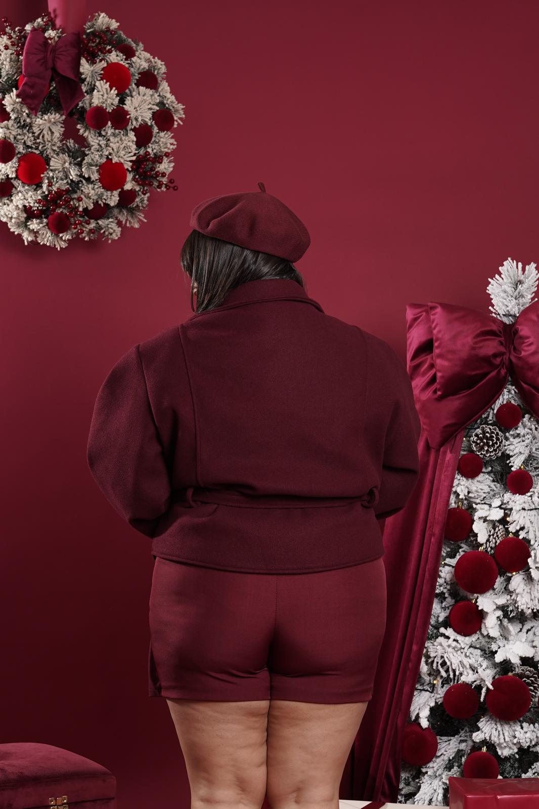 Cappotto Ashley 314 bordeaux