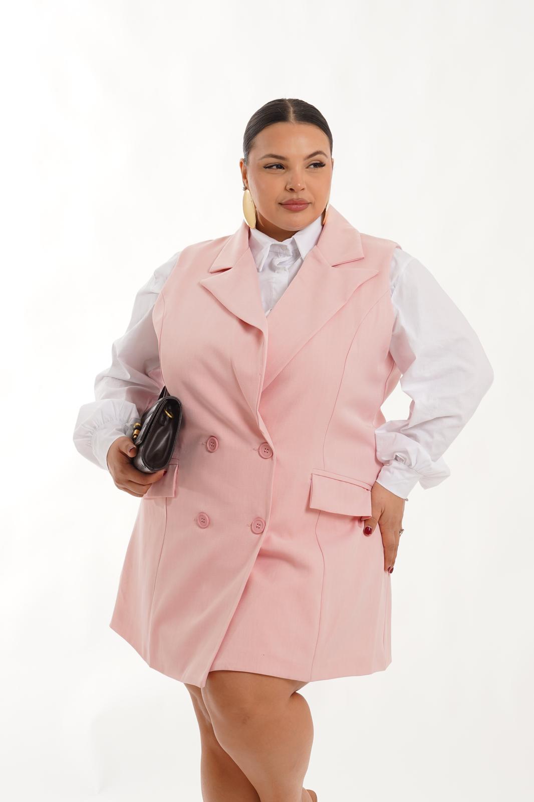 Dress Gilet Kimberly rosa