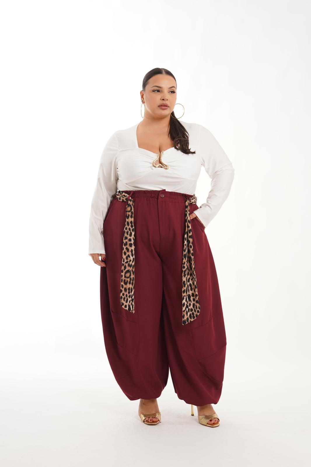 Pantalone Shyra bordeaux