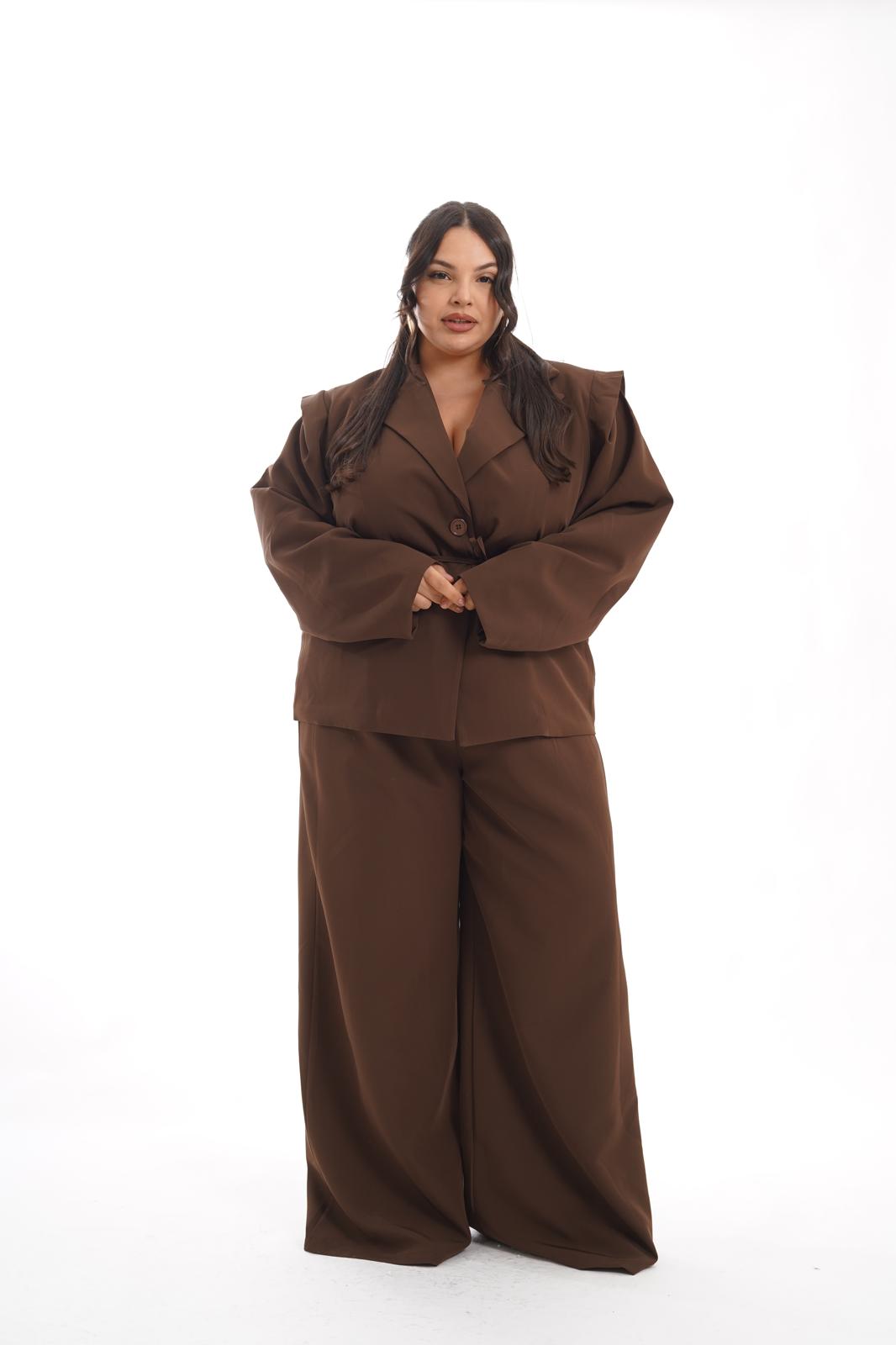 Tailleur Vittoria marrone