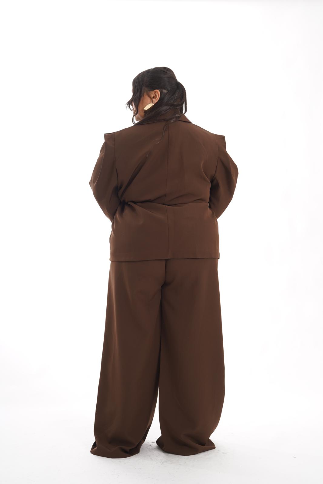 Tailleur Vittoria marrone