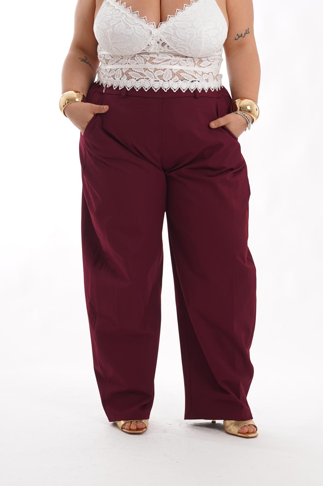 Pantalone Shooting bordeaux