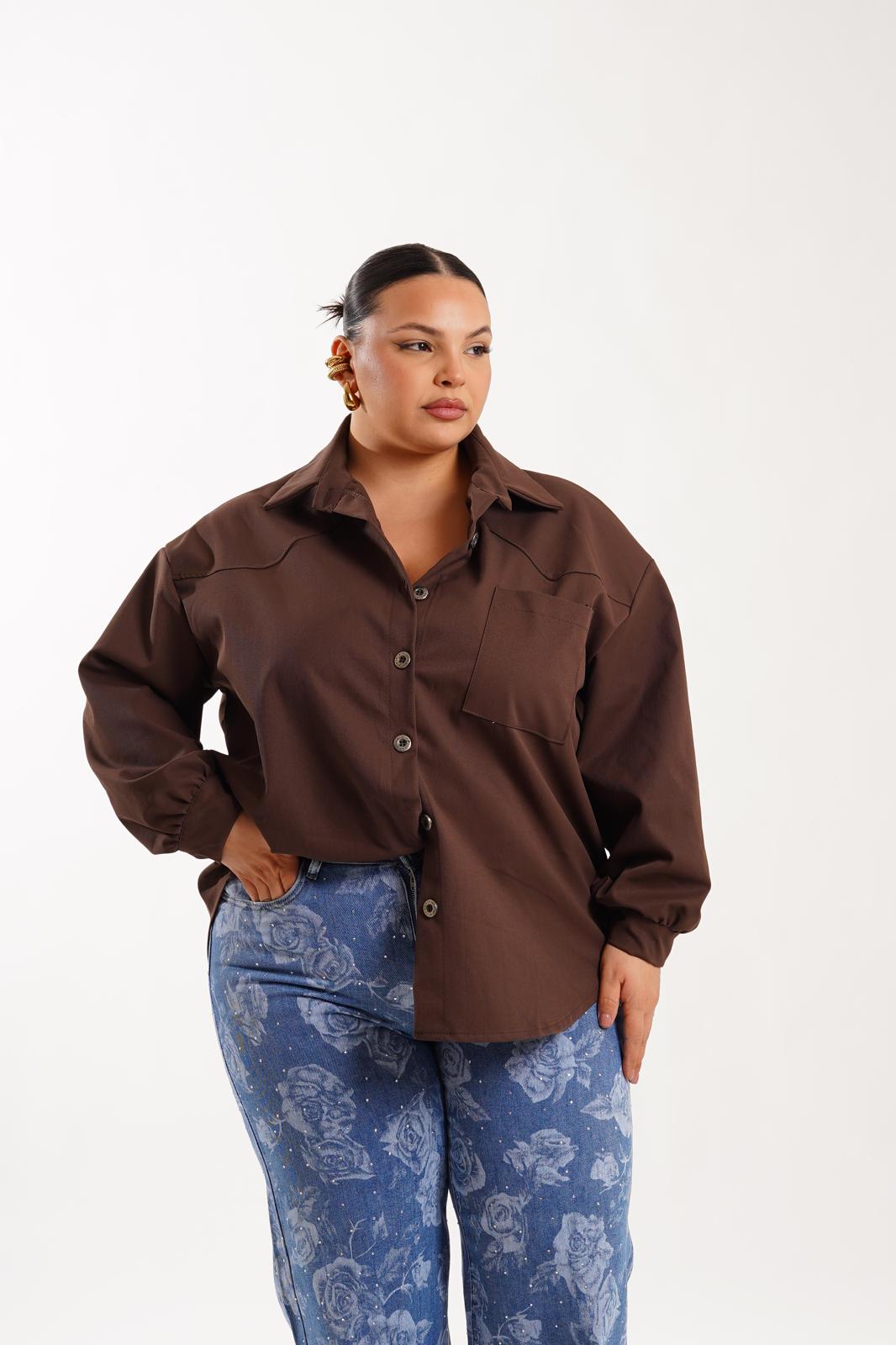 Camicia Malibù marrone