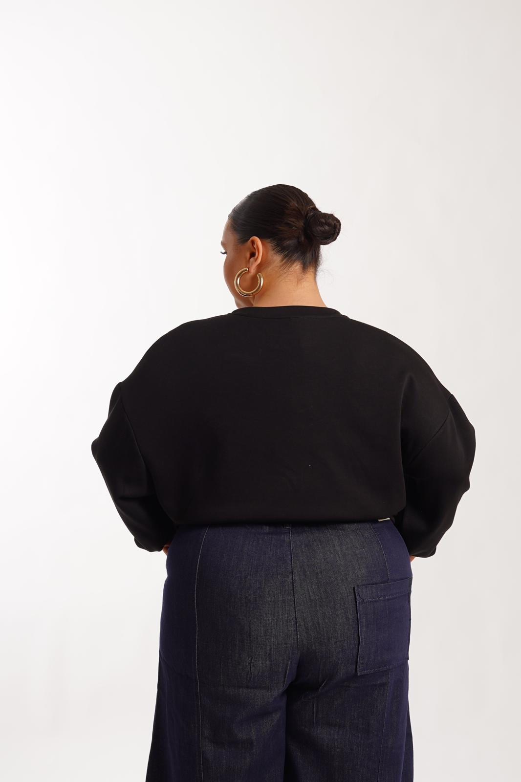 Felpa Paris nero