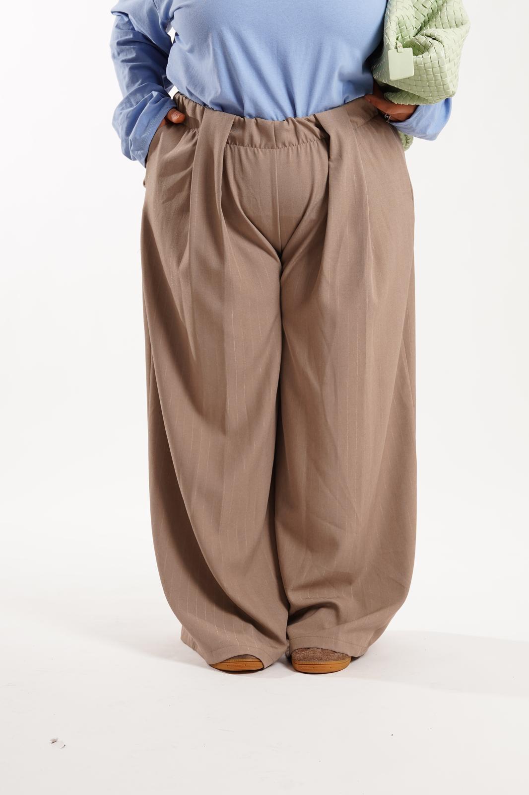 Pantalone Fanny tortora