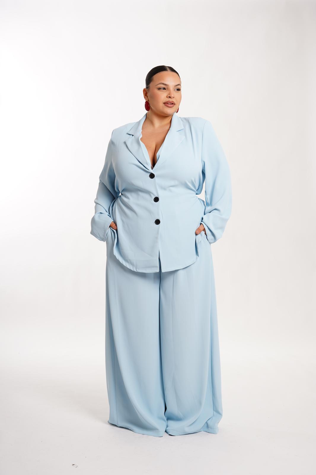 Tailleur Iolanda azzurro