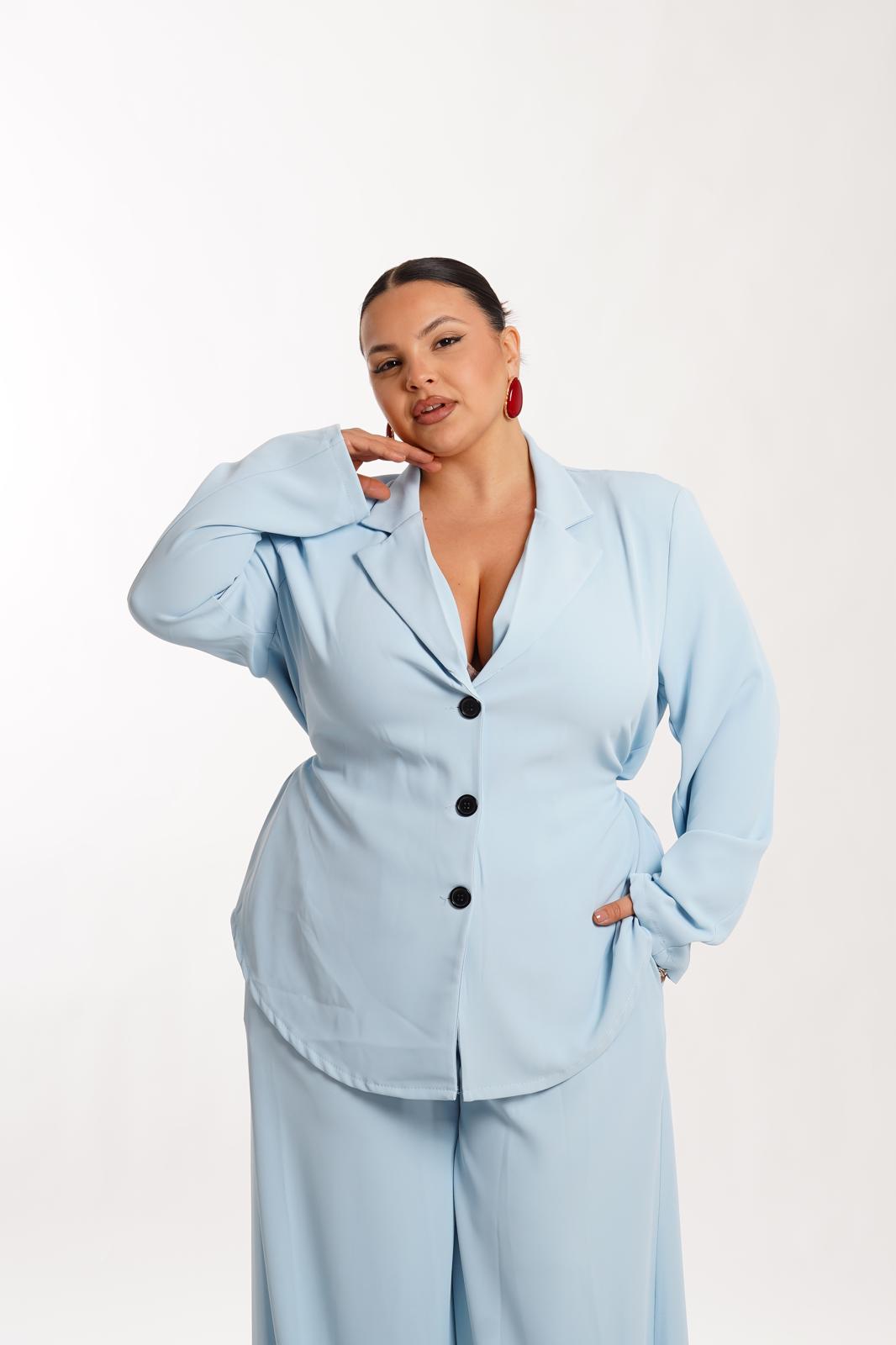 Tailleur Iolanda azzurro