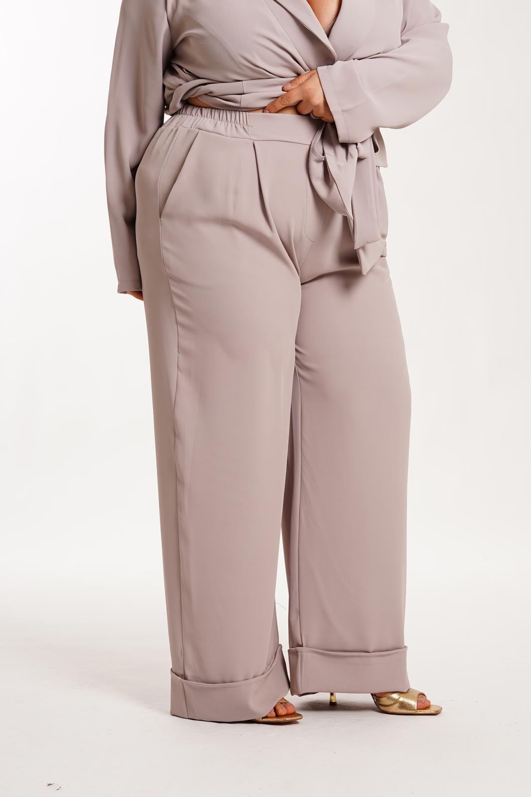 Pantalone Morgana tortora