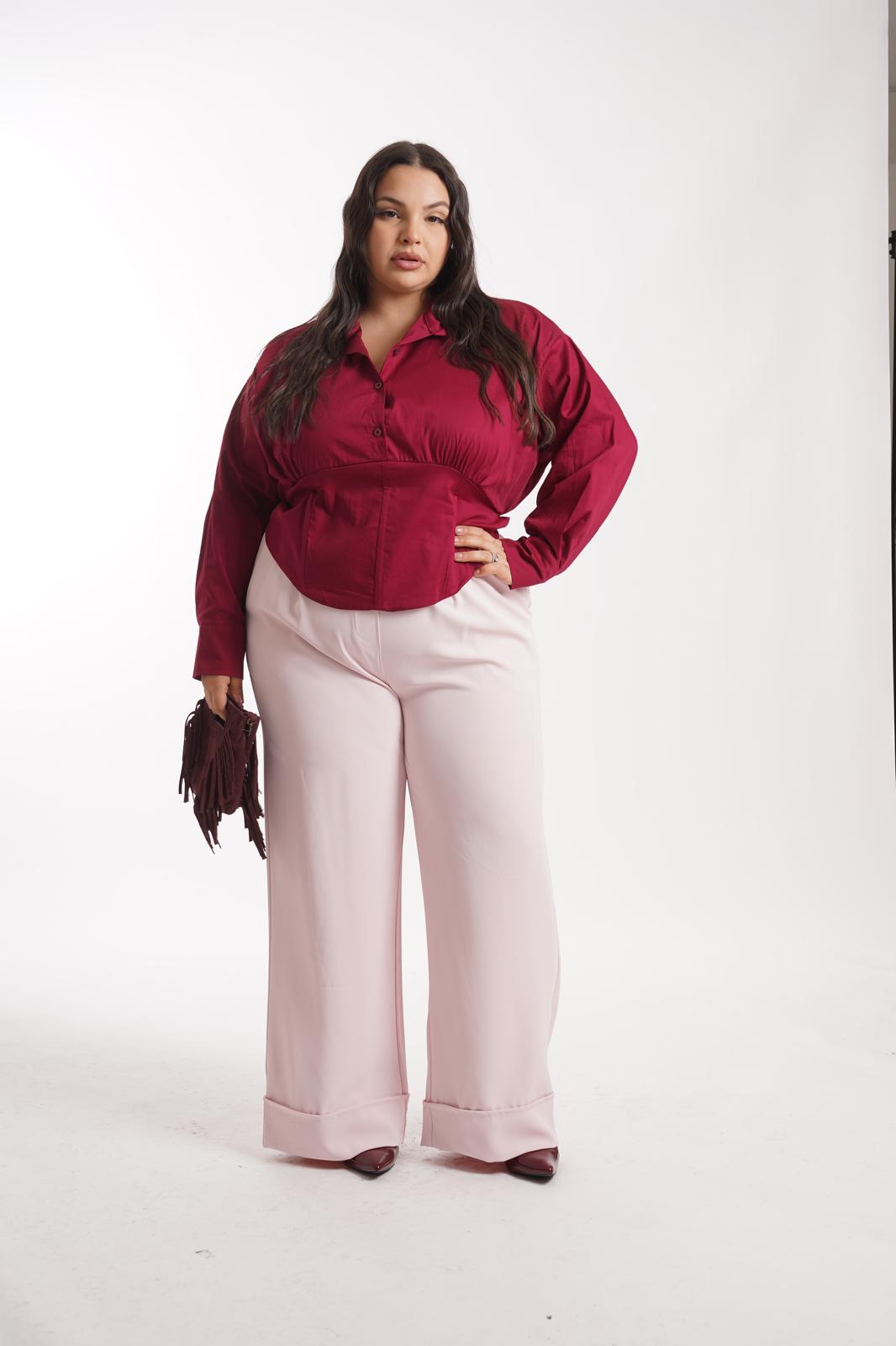 Pantalone Morgana rosa