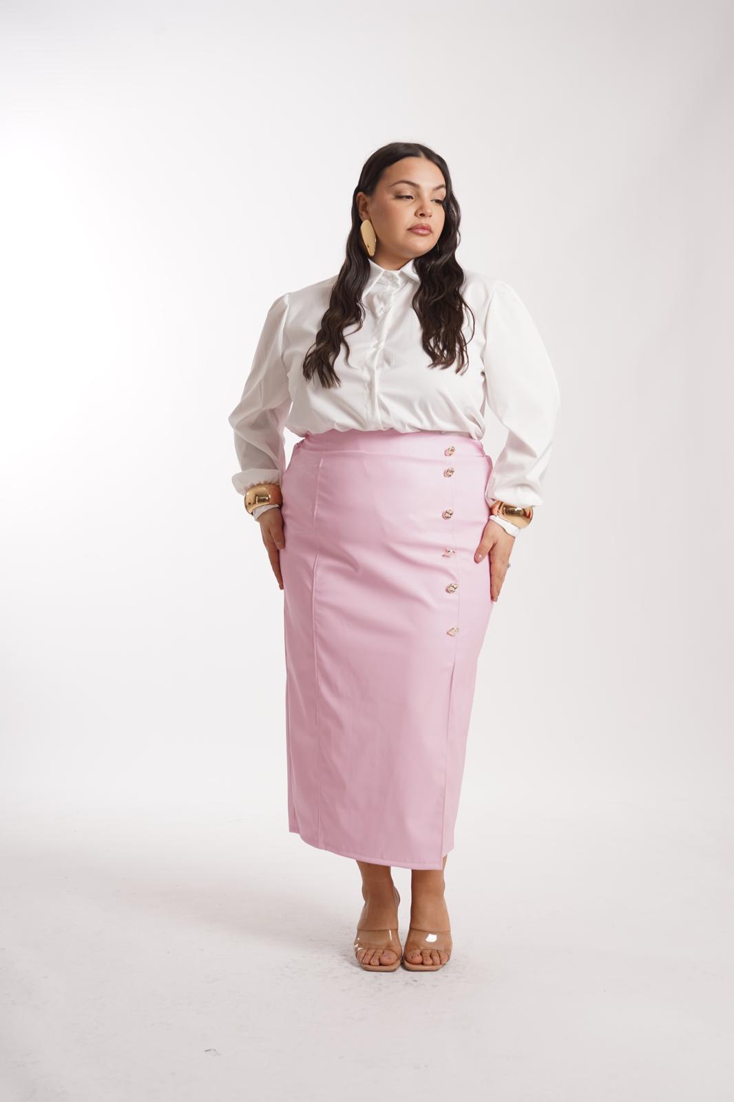 Gonna Carola Midi rosa