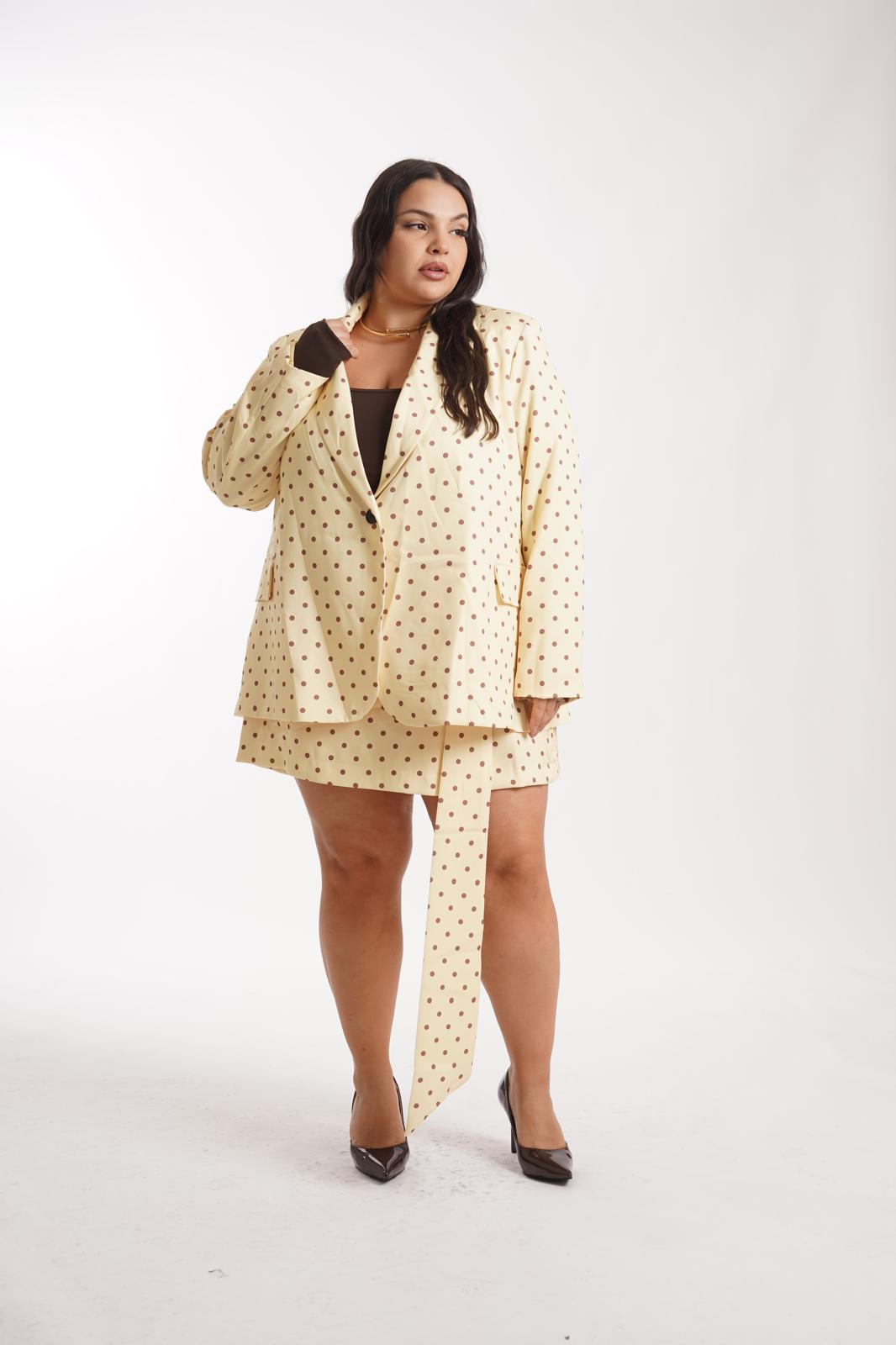 Giacca Pois Rebby giallo