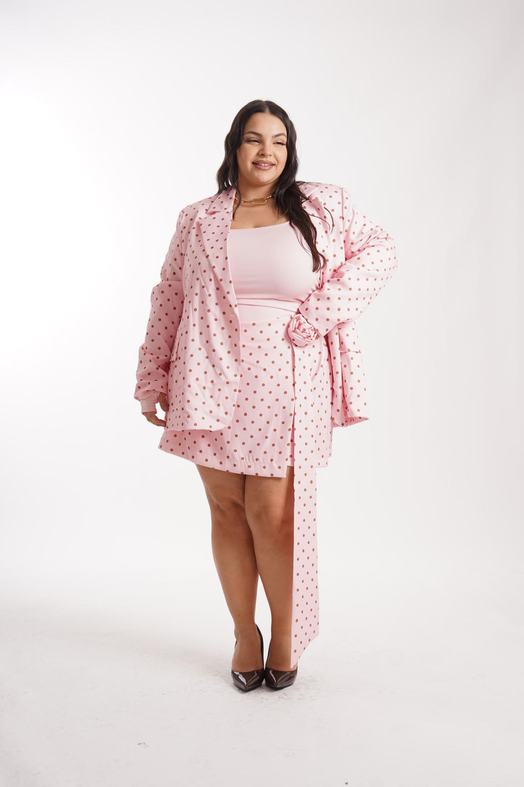 Giacca Pois Rebby rosa