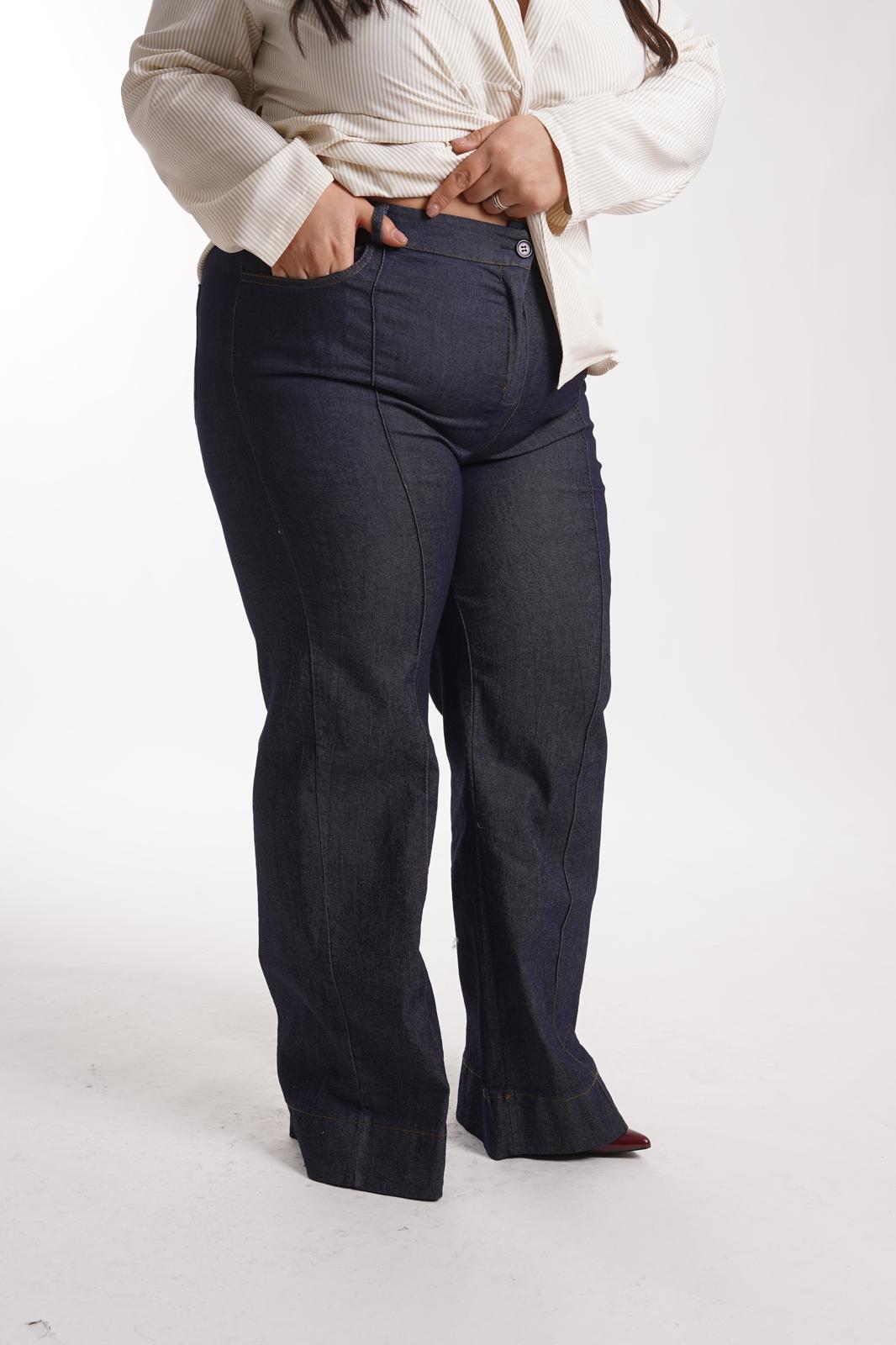 Pantalone Fake Denim Elodea