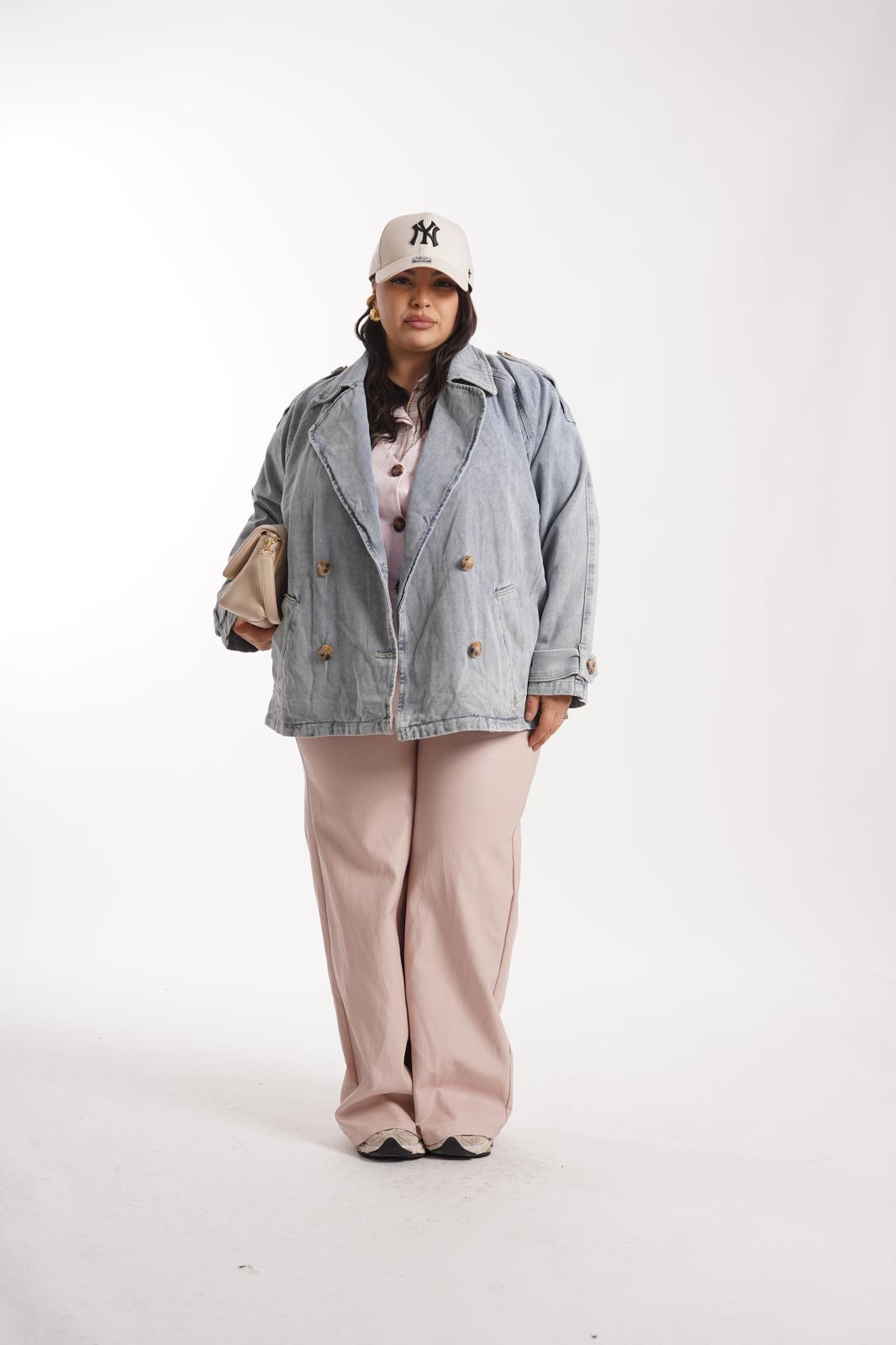 Pantalone Cat ecopelle rosa