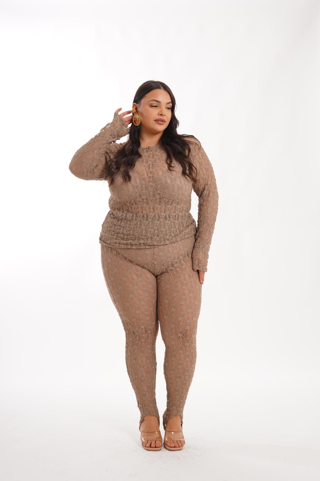 Leggings Gloria tortora