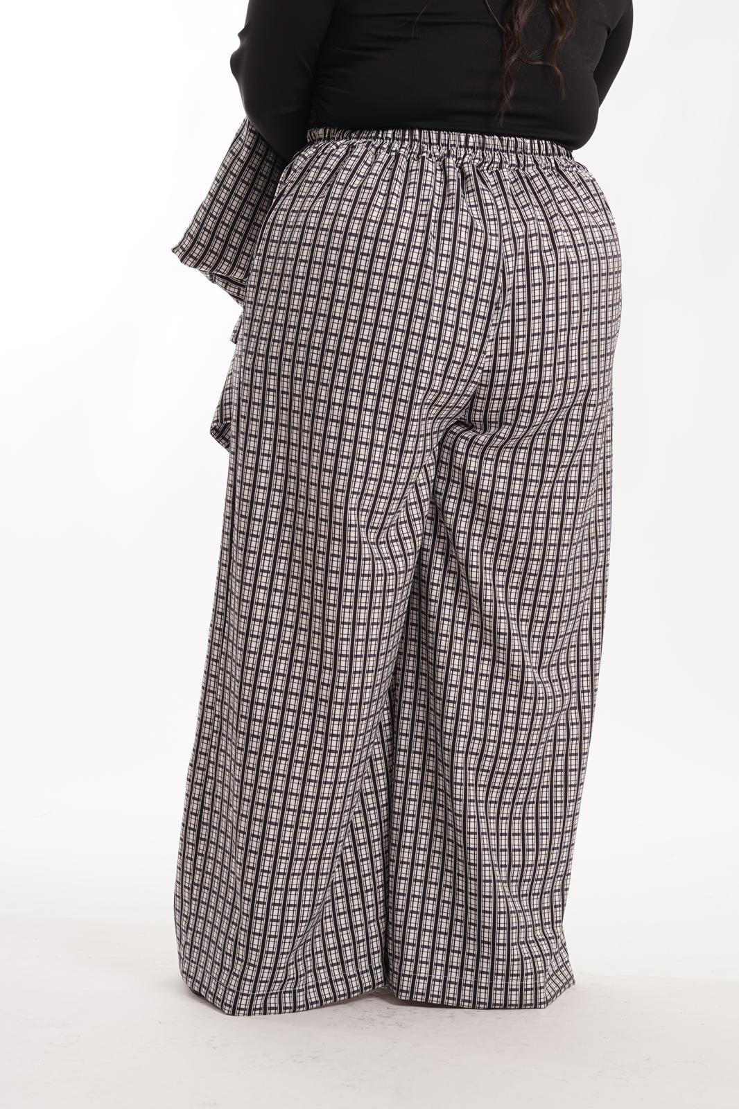 Pantalone Quadri Bubble nero