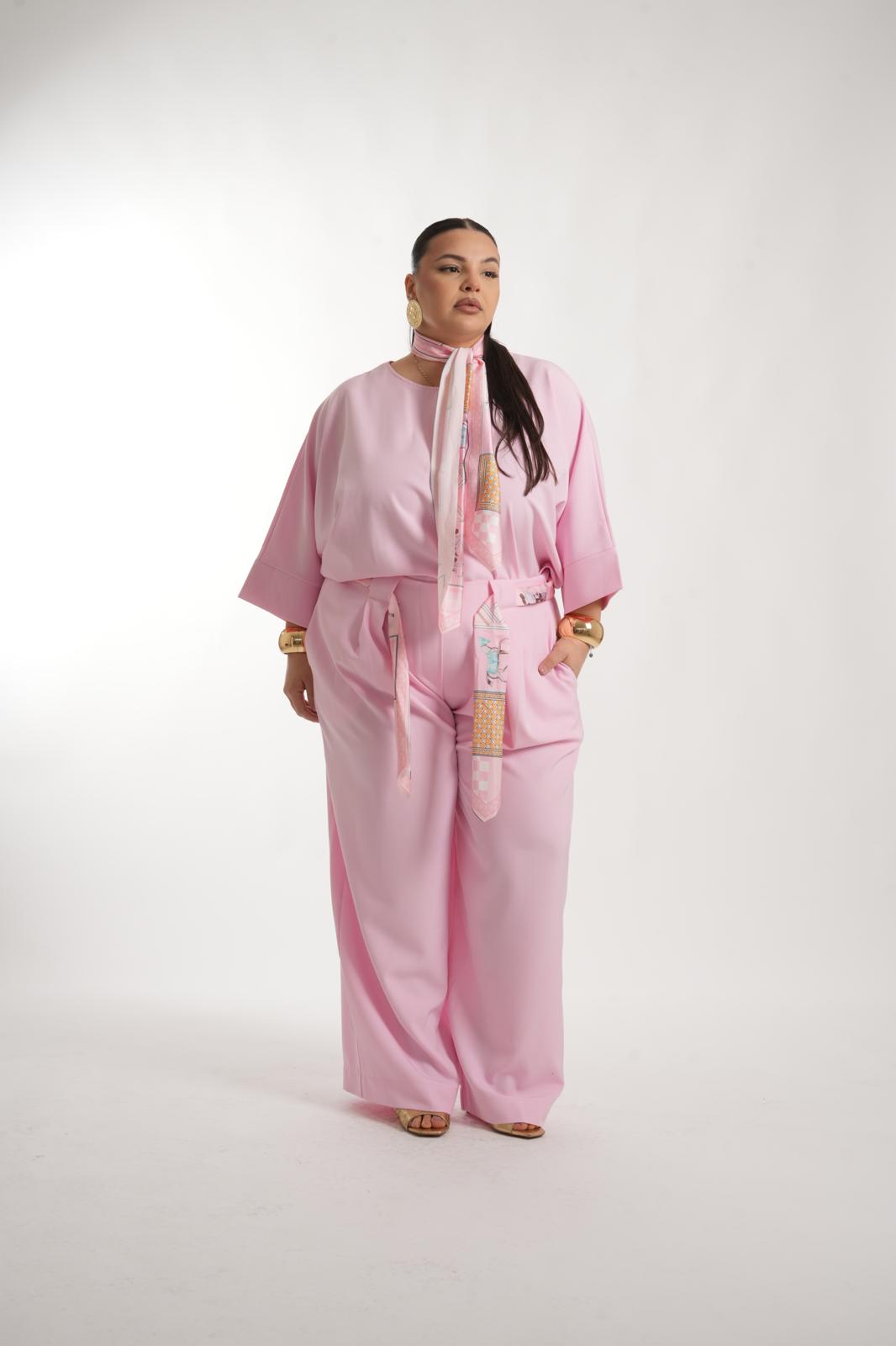 Coordinato Foulard rosa