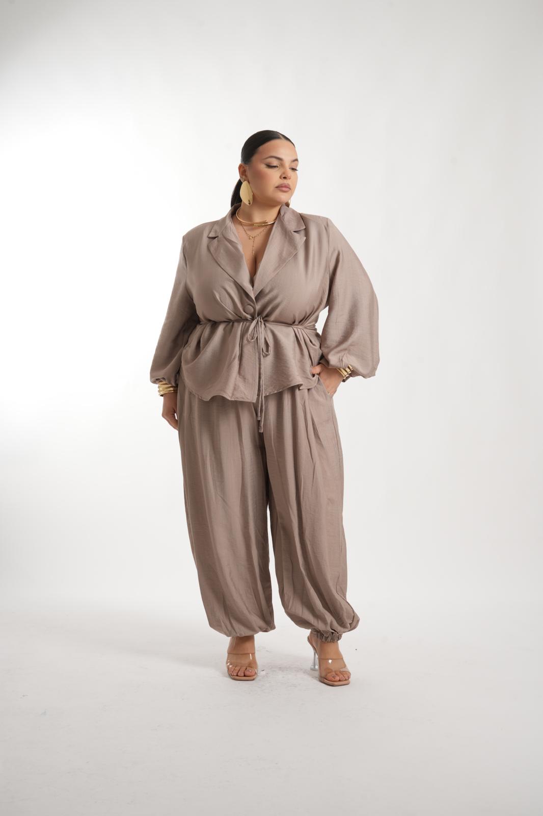 Tailleur Primavera tortora