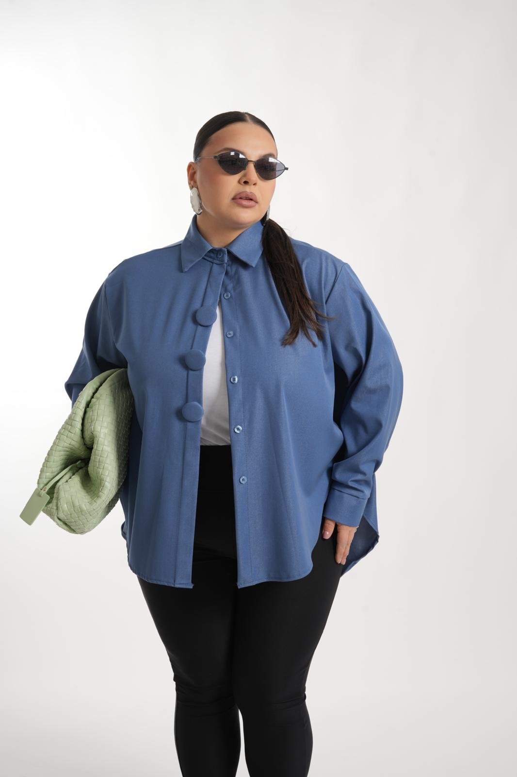 Camicione Mall denim ceruleo