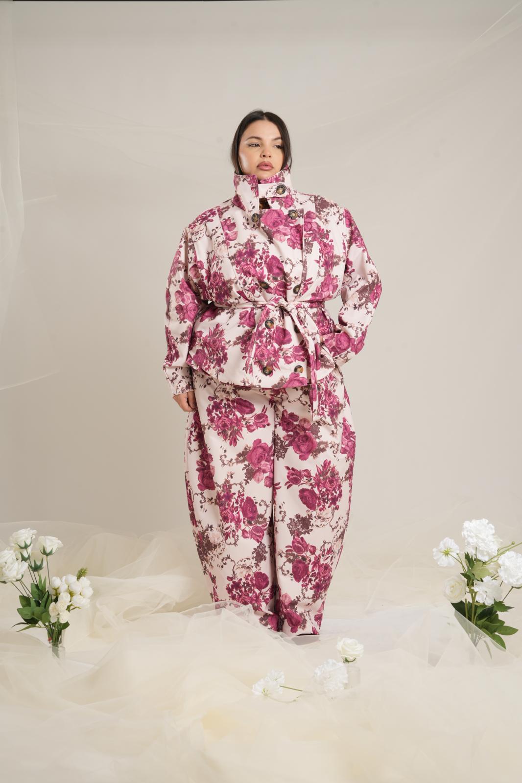 Trench Rose Bordeaux