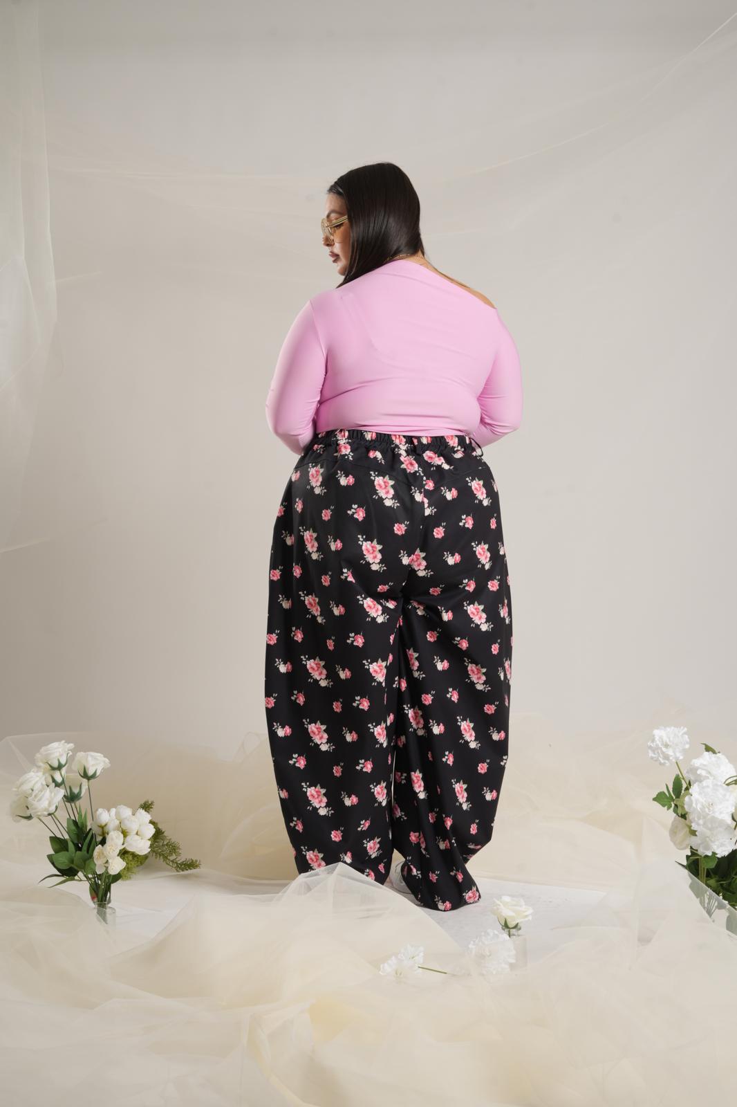 Pantalone Rosa Nera