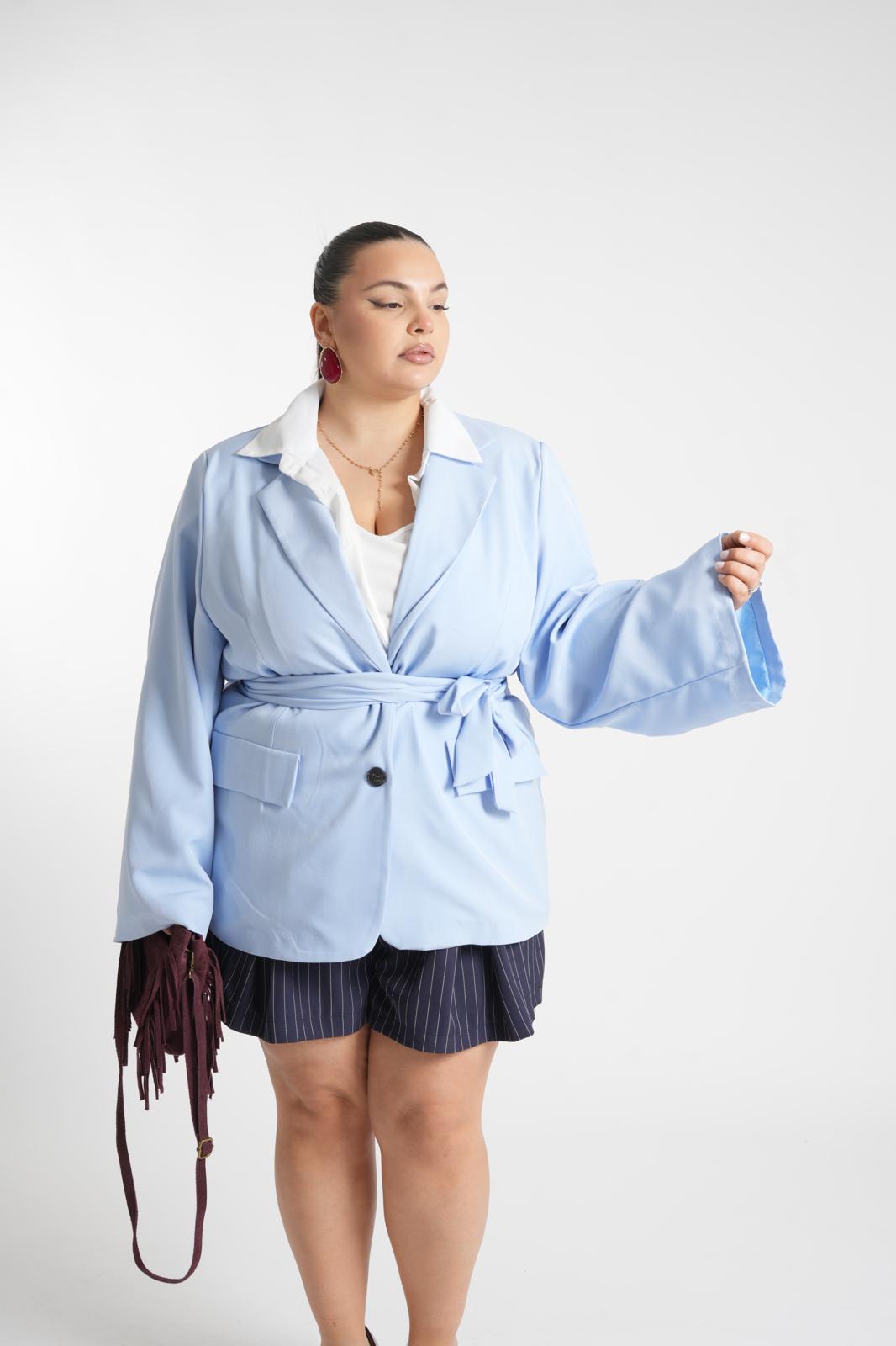 Giacca Bruna Azzurra