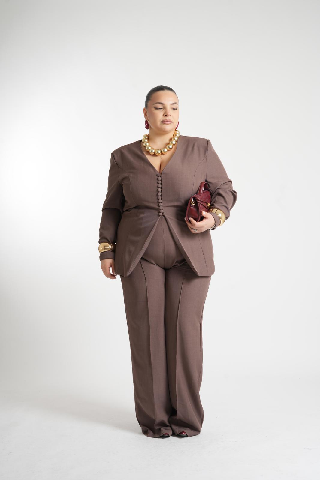 Tailleur Mavi Marrone