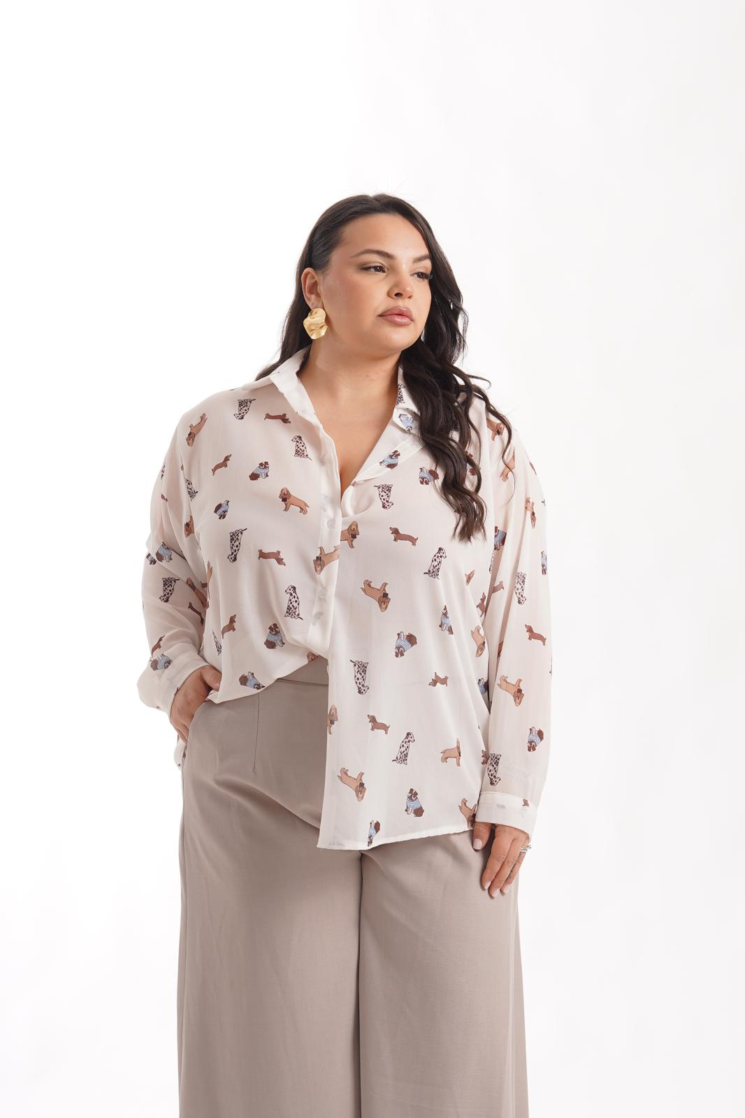 Camicia Bassotto Bianco