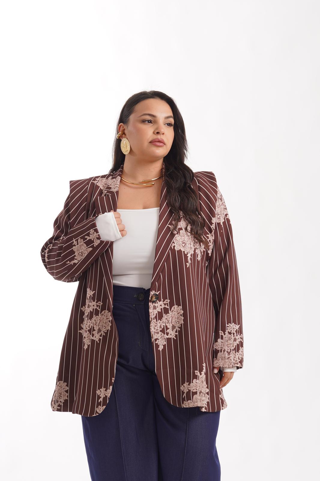 Giacca Gardenia Marrone