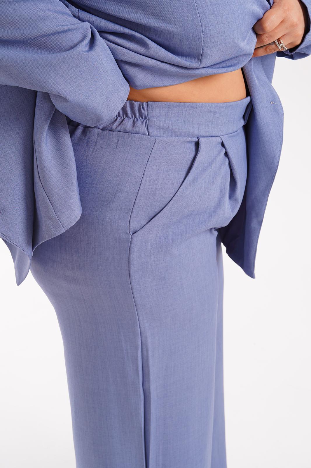 Tailleur Silhouette Azzurro