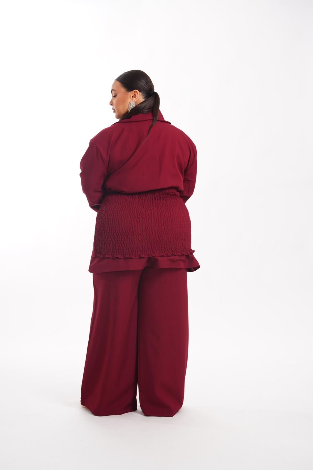 Tailleur Silhouette Bordeaux