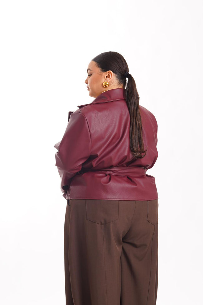 Giacca Milena Bordeaux