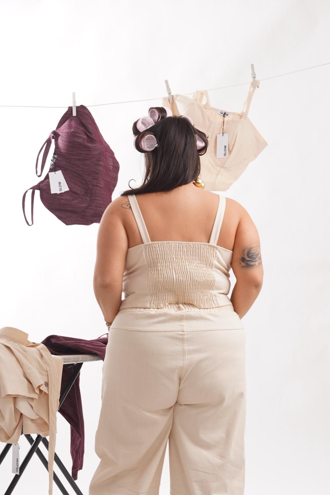 Top Denim Addicted Panna