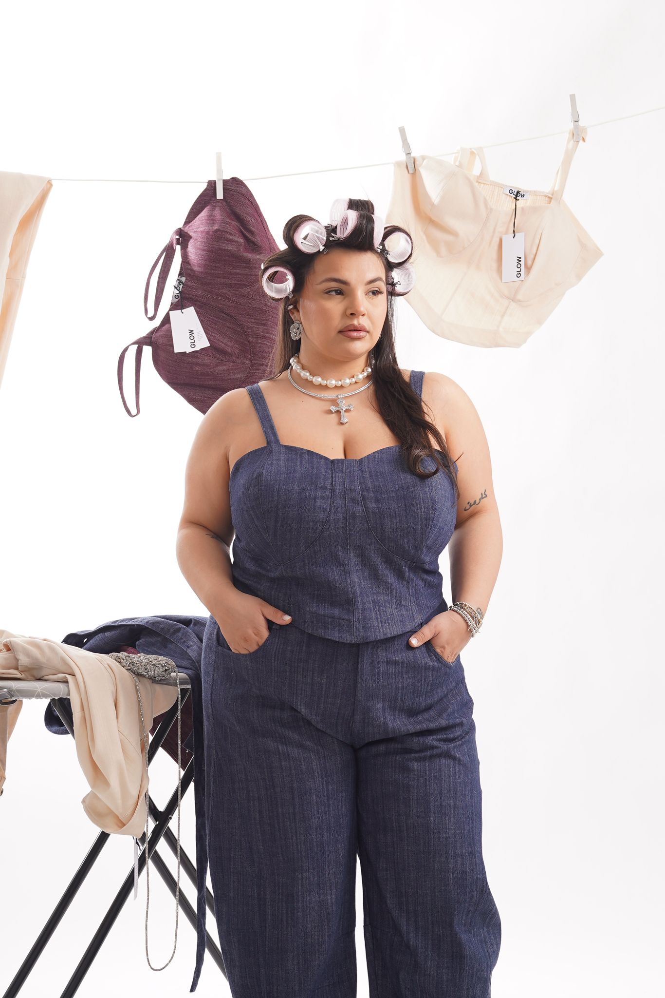 Top Denim Addicted Blue