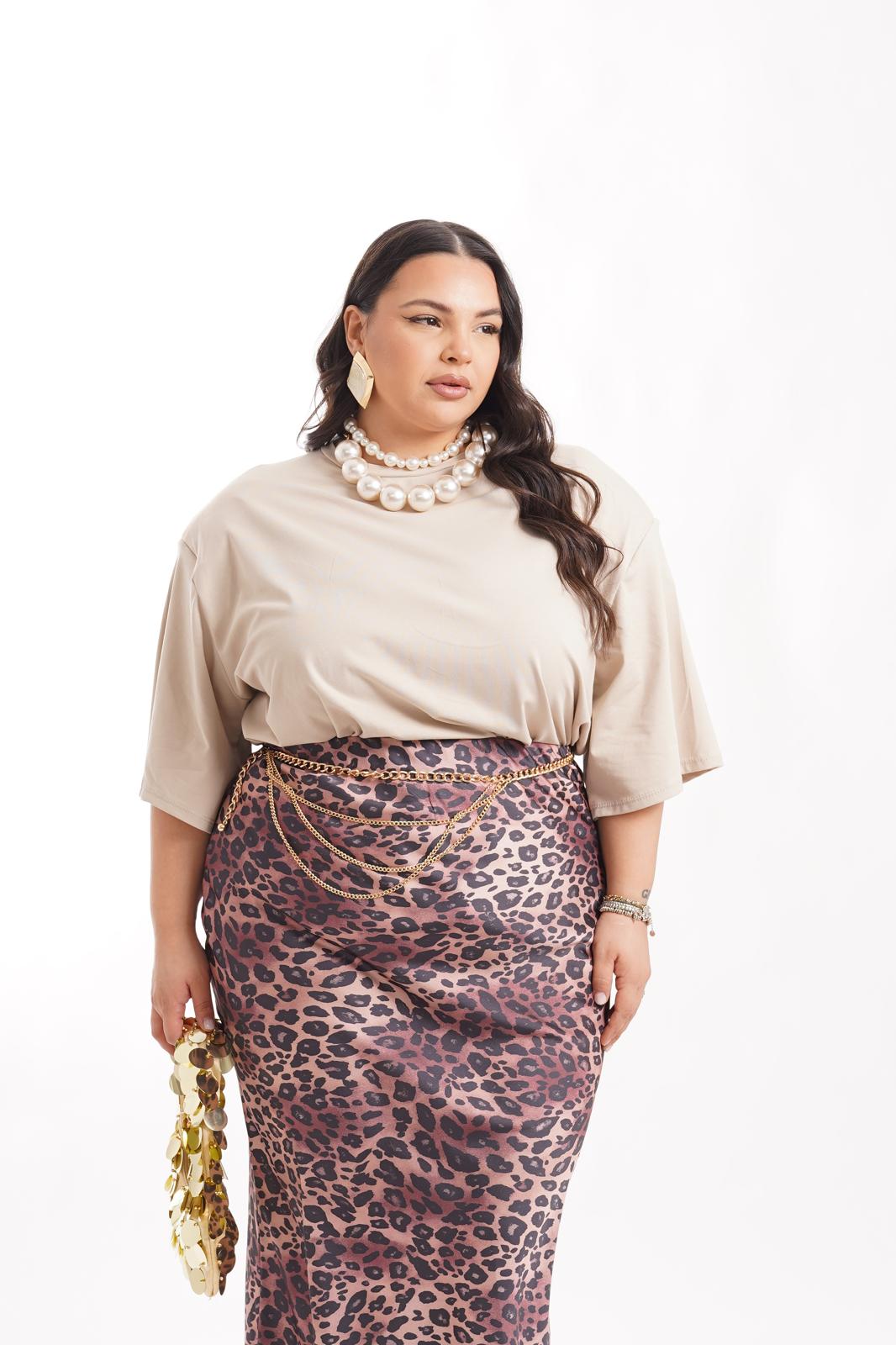 Maglia Con Spalline 80'S Beige