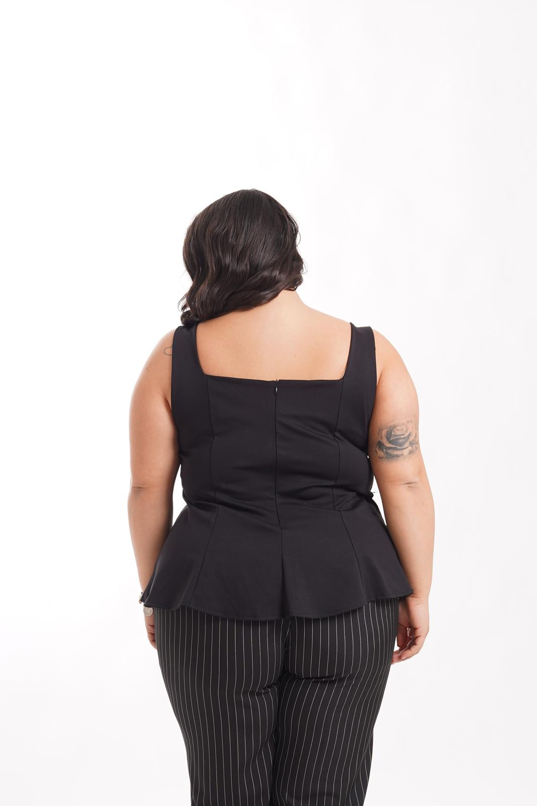 Corpetto Marsilia Nero