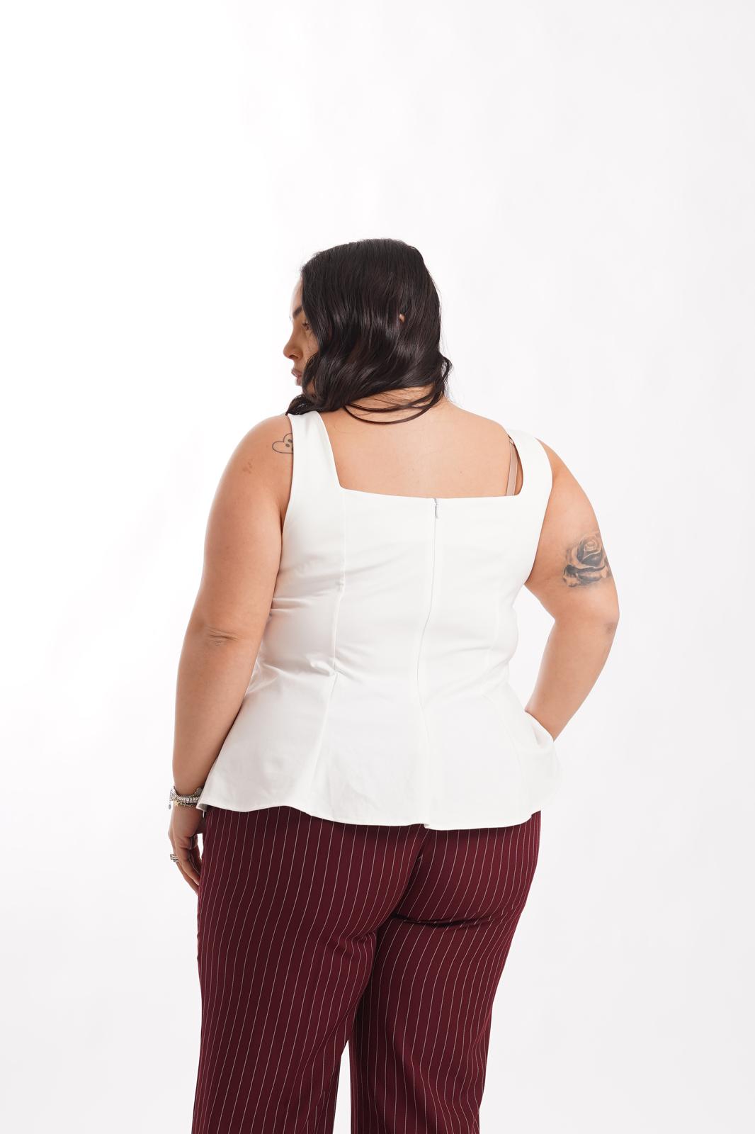 Corpetto Marsilia Bianco