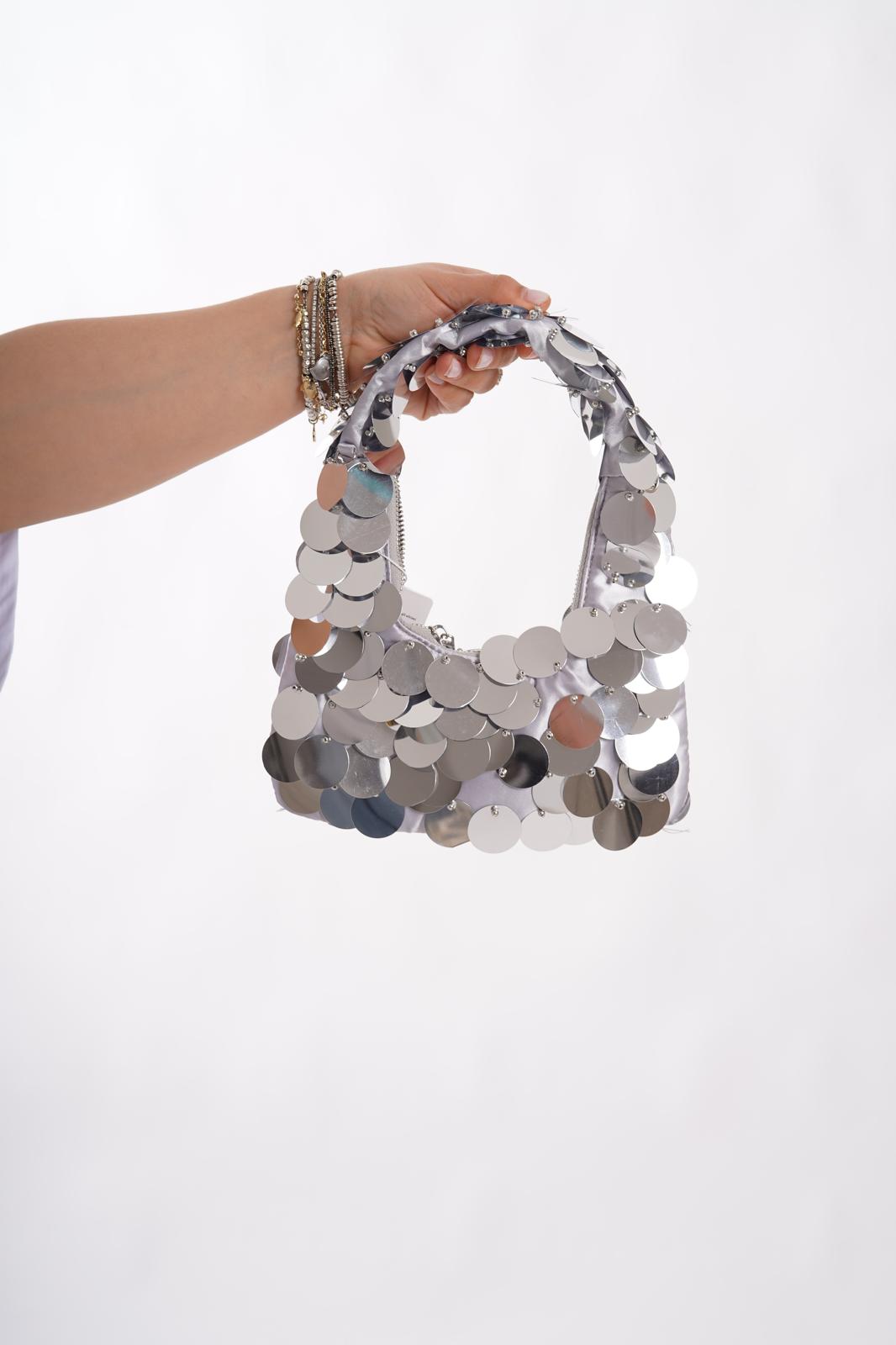 Borsa Disco Argento