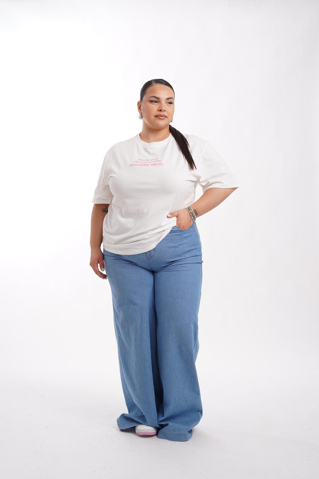 Jeans Pocket Shine Chiaro