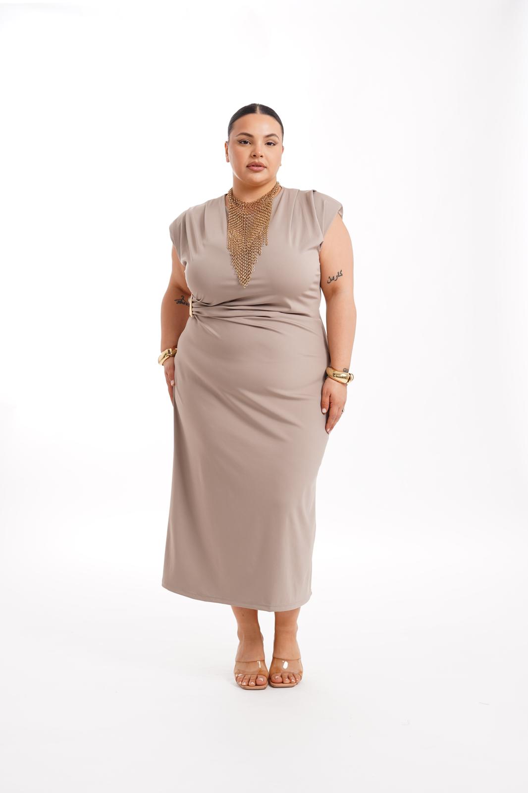 Dress Goccia Tortora