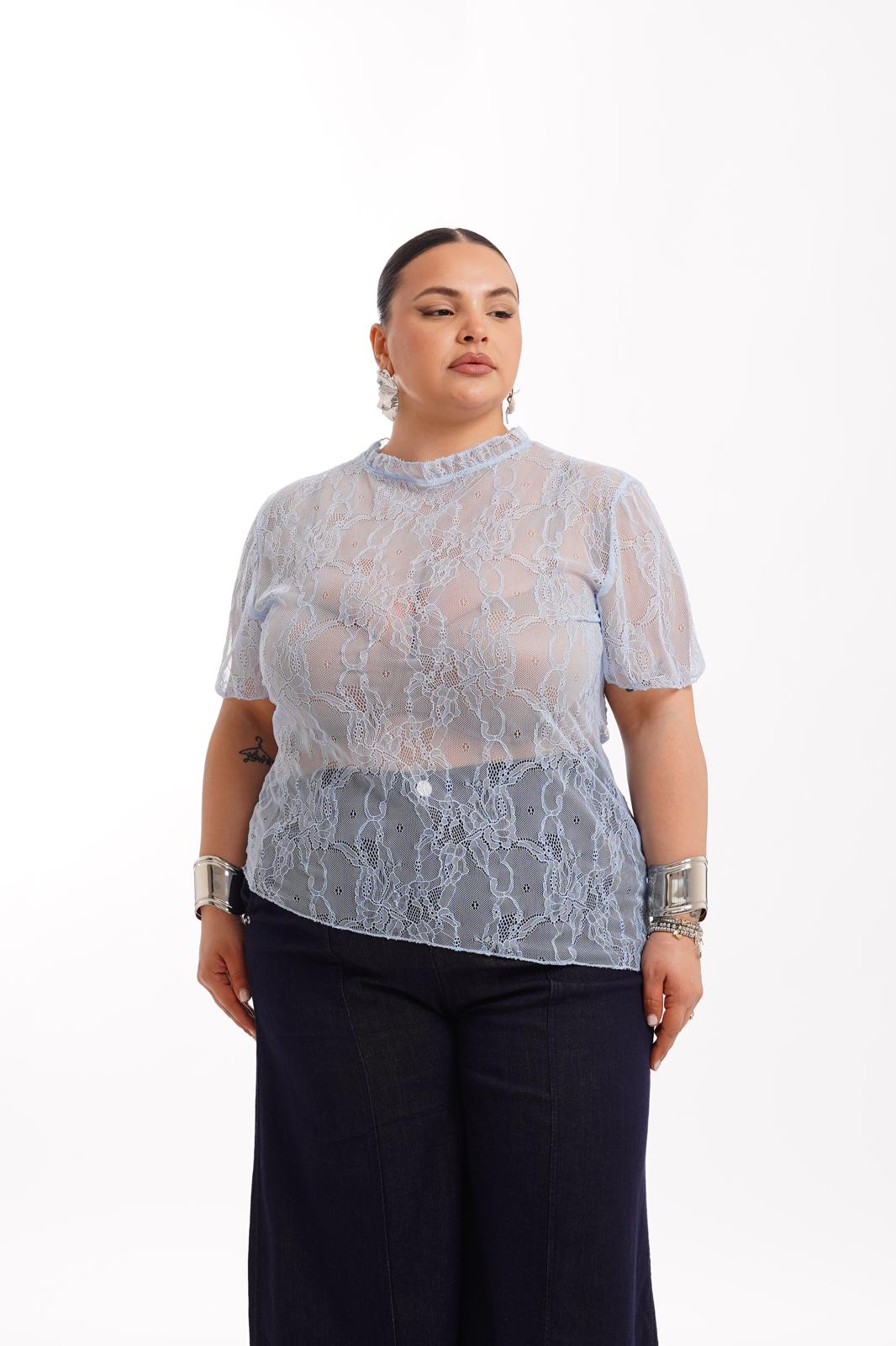 Maglia Josephine In Pizzo Polvere